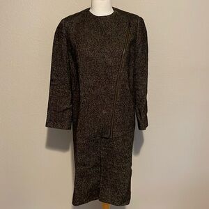 Stella McCartney Size 36 (US 0-2) Long Wool-blend Coat